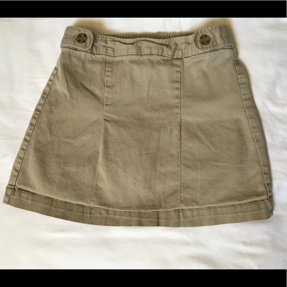 Old Navy Uniform Khaki Skort Lrg 10/12